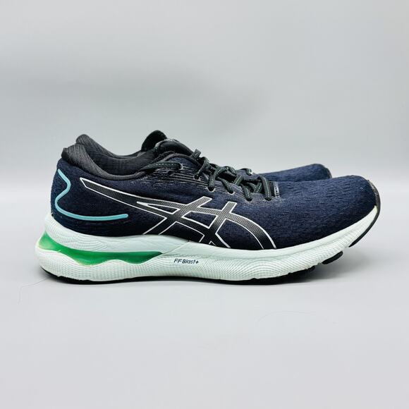 ASICS Shoes Womens 11 Navy Blue Gel Nimbus 24 FF Blast Plus Running Sneakers - Picture 1 of 11